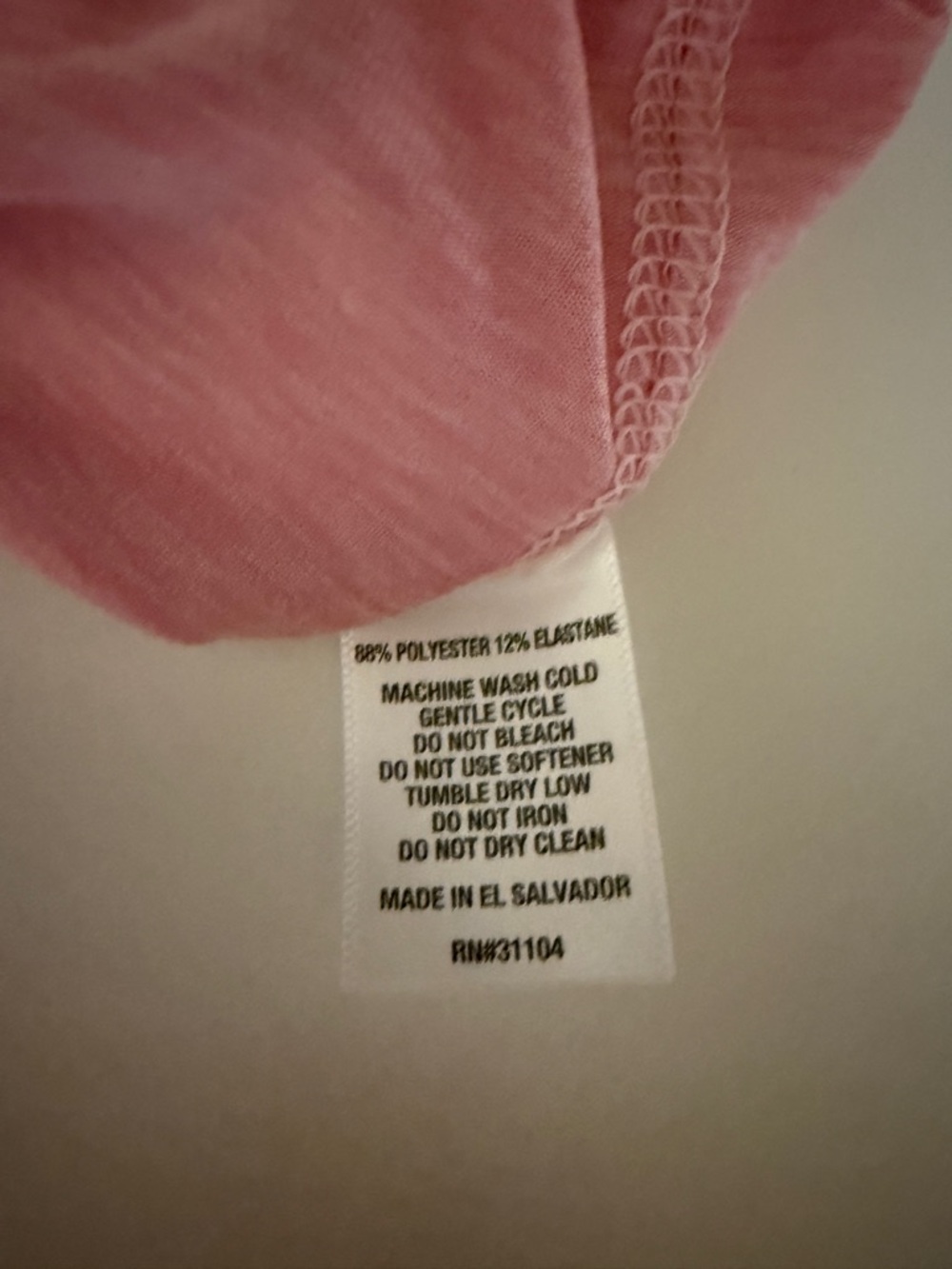 ZELOS Studio Performance 7/8 Leggings. Dusty Rose NWT - Picture 6 of 9